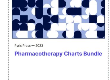 pharmacotherapy charts bundle