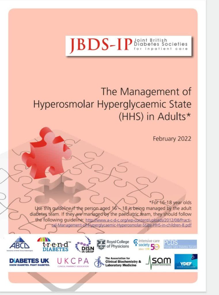 The Management of Hyperosmolar Hyperglycaemic State (HHS) in Adults