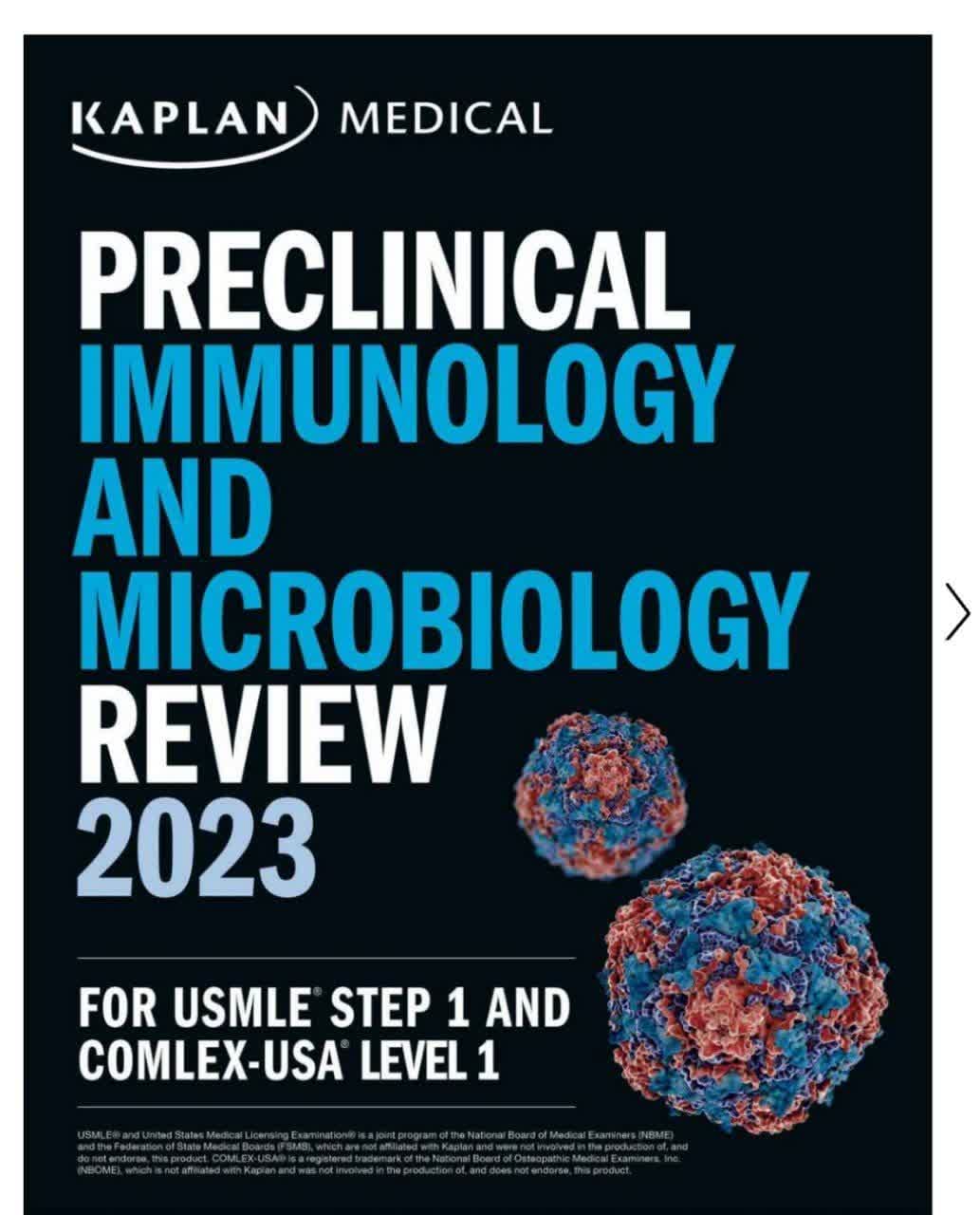 Kaplan Preclinical Immunology and Microbiology Review 2023 For USMLE Step 1