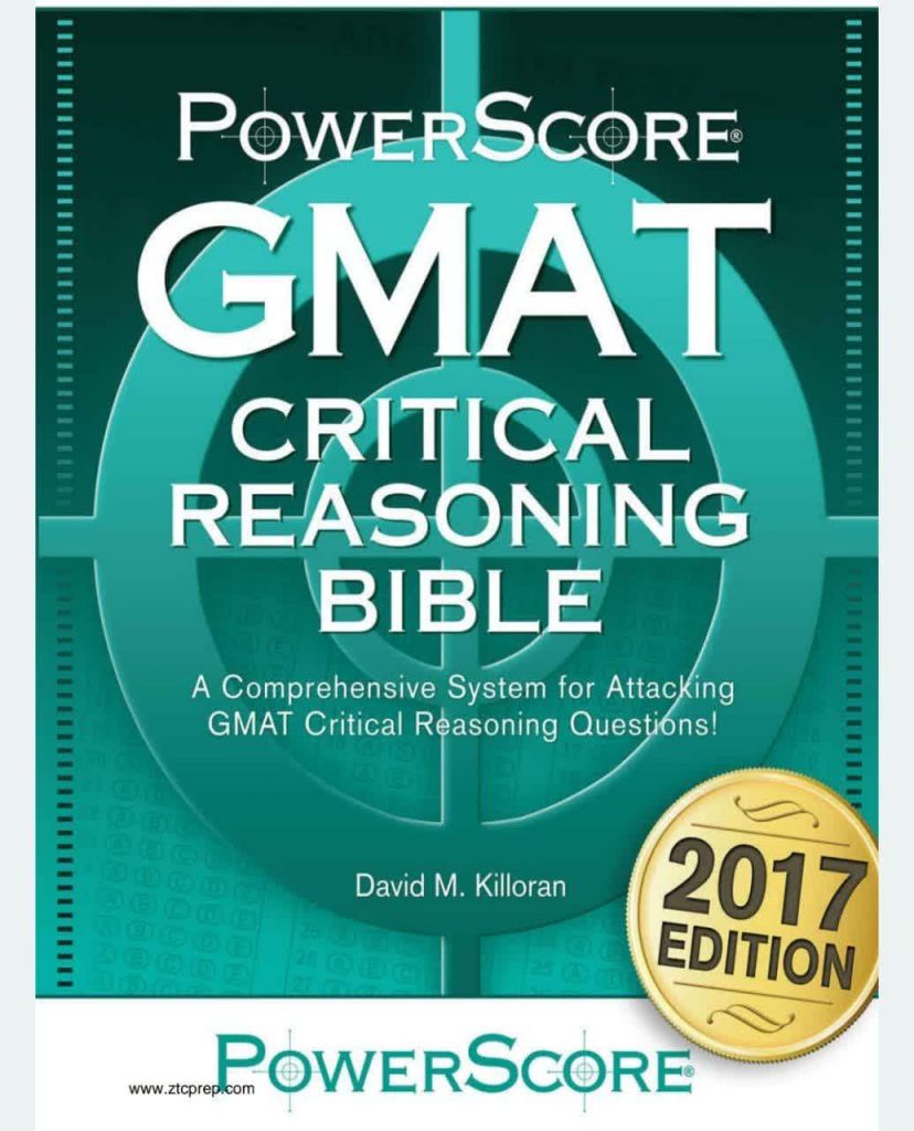 Power score GMAT CRITICAL REASONING BIBLE