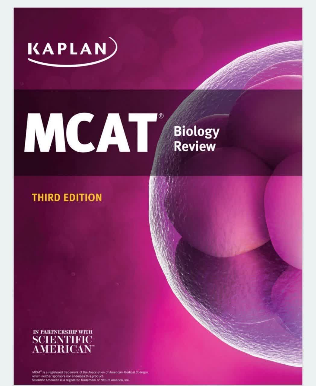 MCAT KAPLAN BIOLOGY REVIEW 3RD EDITION - ویرایش سوم بیولوژی آزمون MCAT کاپلان